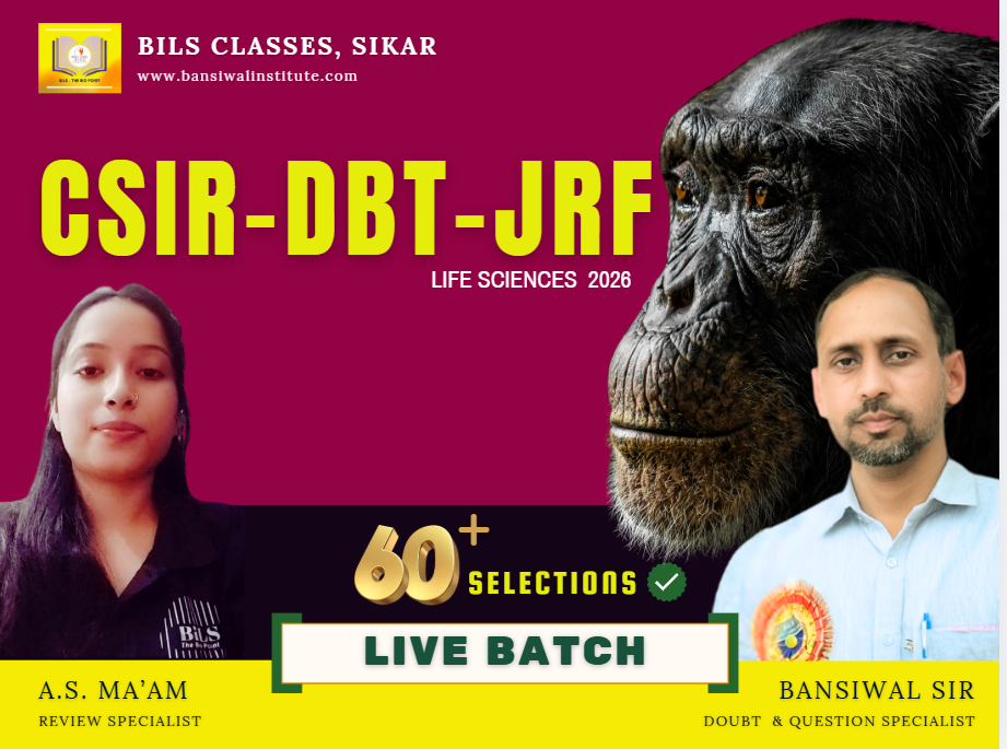 CSIR-DBT-JRF-NET (Life Sciences) Online Batch