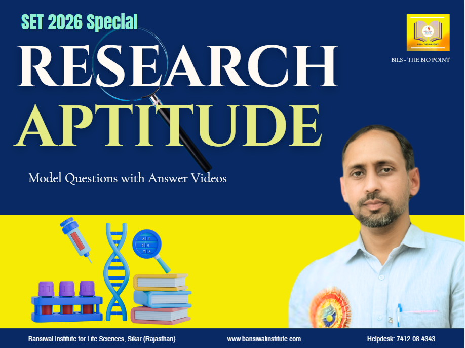 SET Paper 1 : Research Aptitude Question Bank | BiLS - Bansiwal Institute for Life Sciences