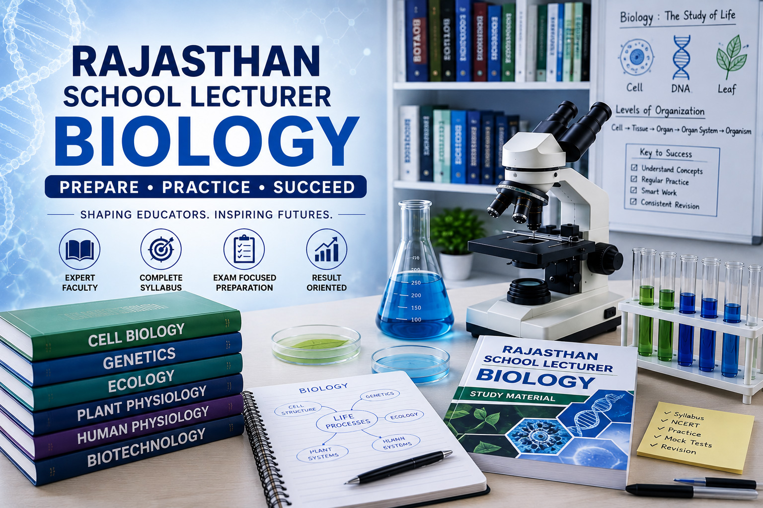 Rajasthan School Lecturer Biology | Online Course & Exam Preparation